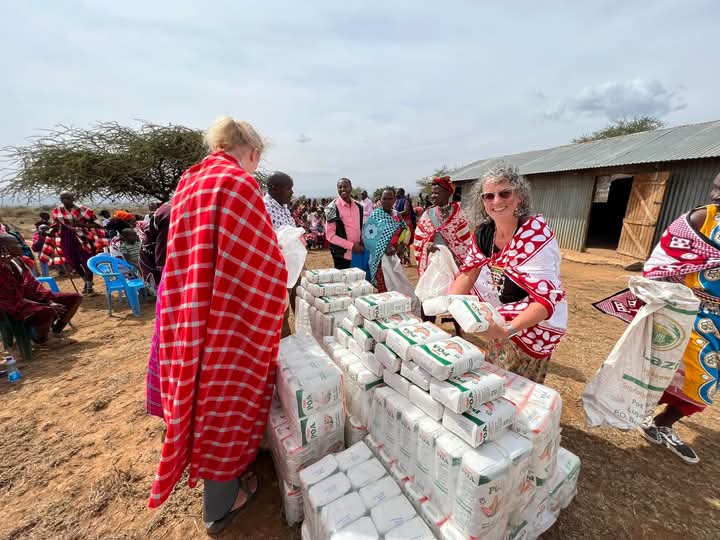 Distributing Food To the Community
